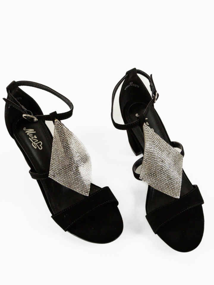 Sandale cu toc Lamza Negre