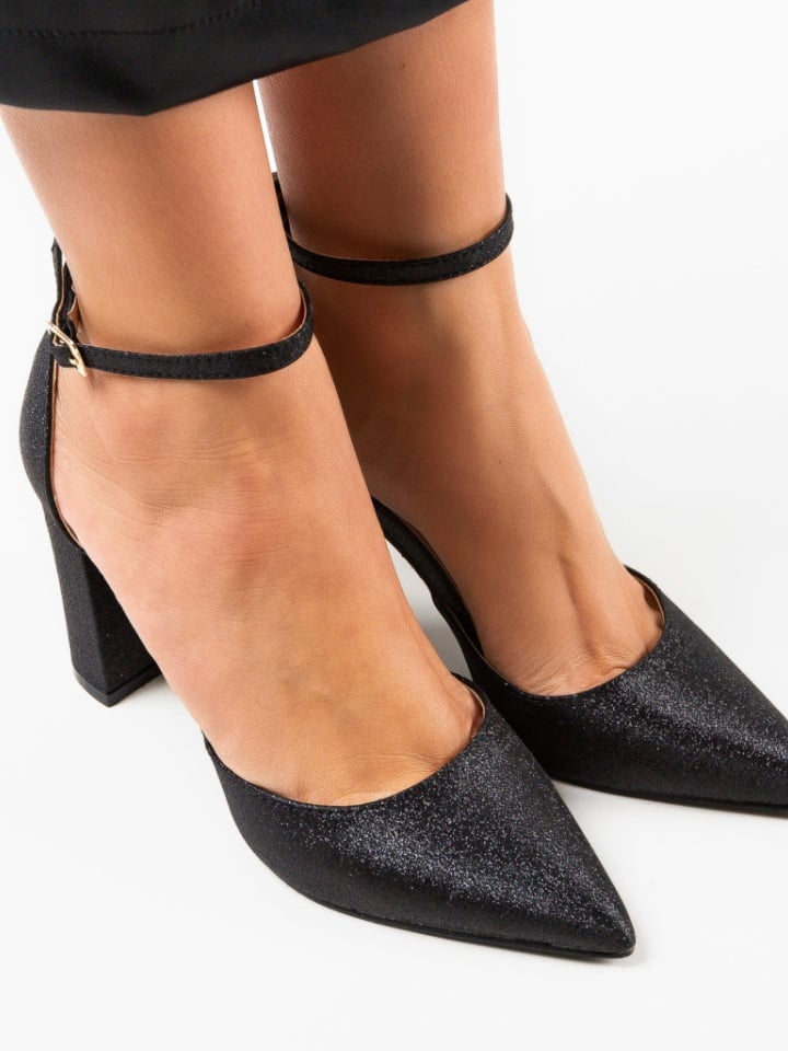 Pantofi cu toc Nakara Aurii 2