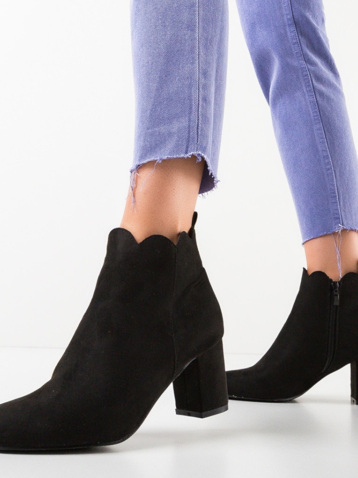 Botine dama Navarro Negre