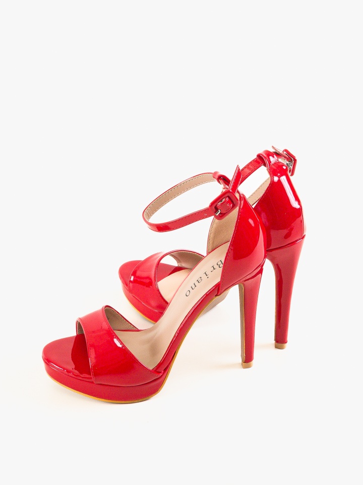 Sandale cu toc Shields Negre 2