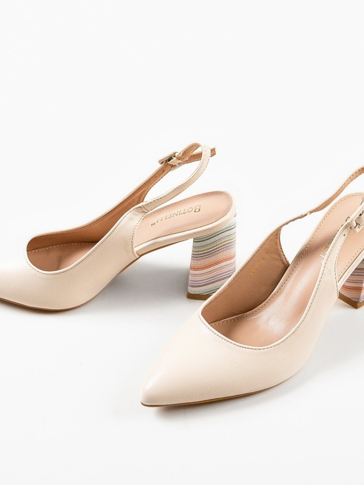 Pantofi cu toc Soka Albastrii