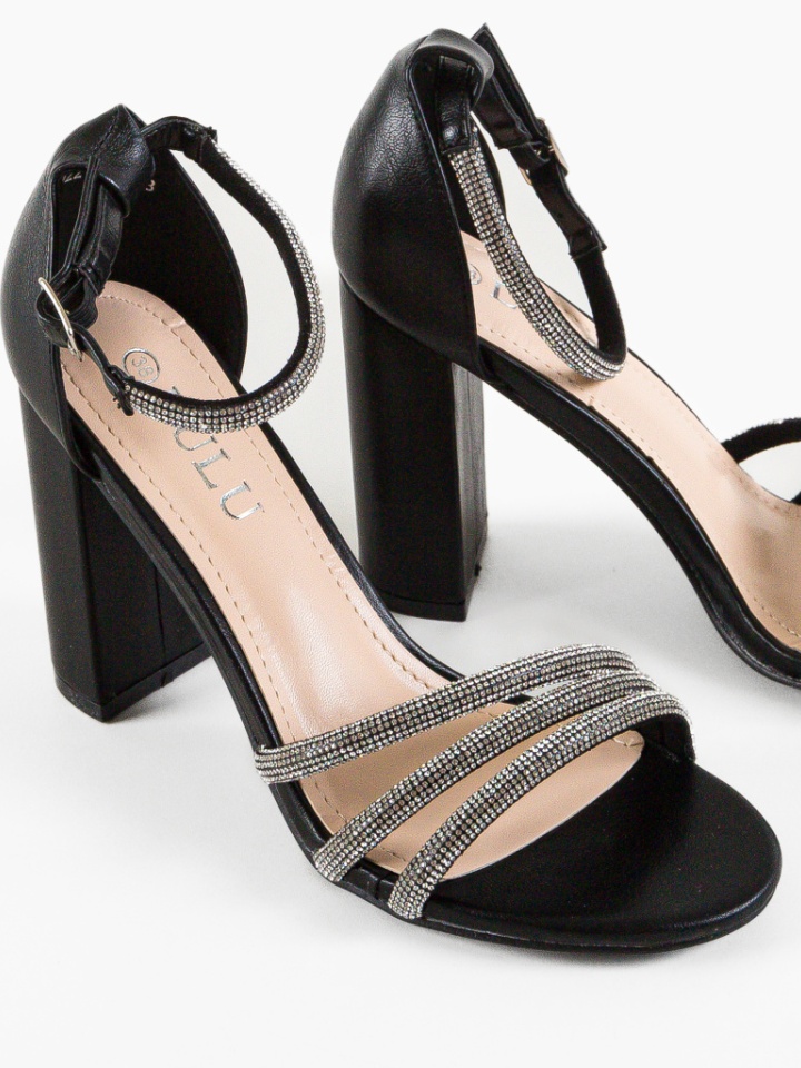 Sandale cu toc Awotwi Negre