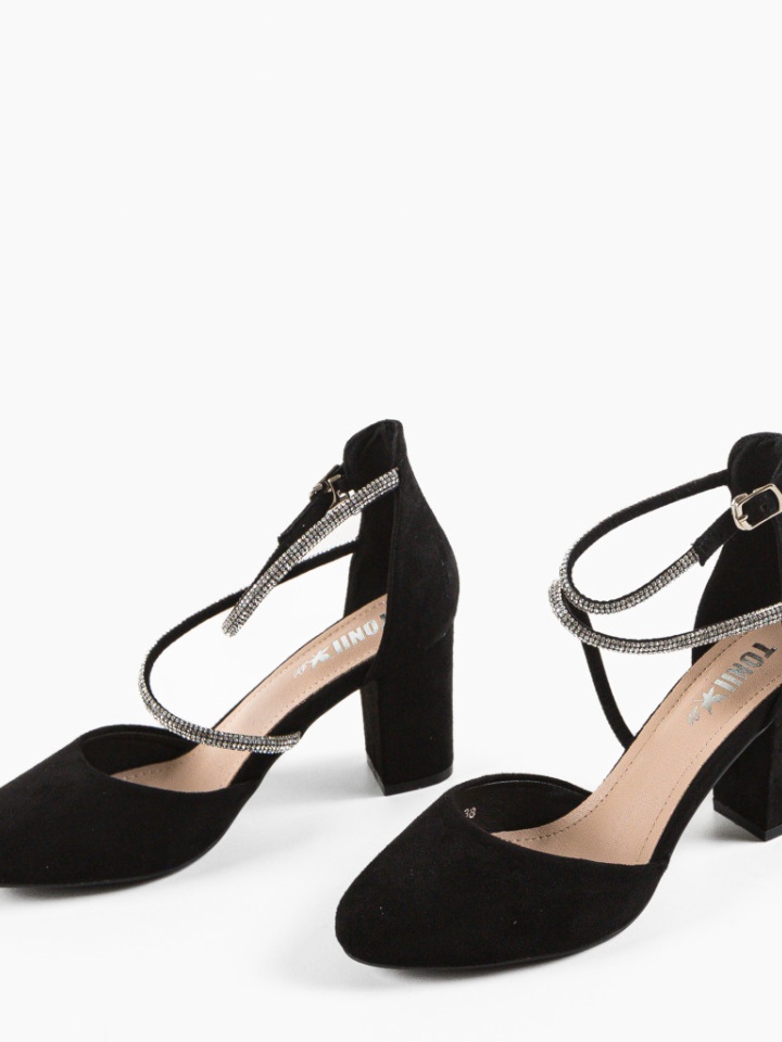 Pantofi cu toc Lyzya Negre 2