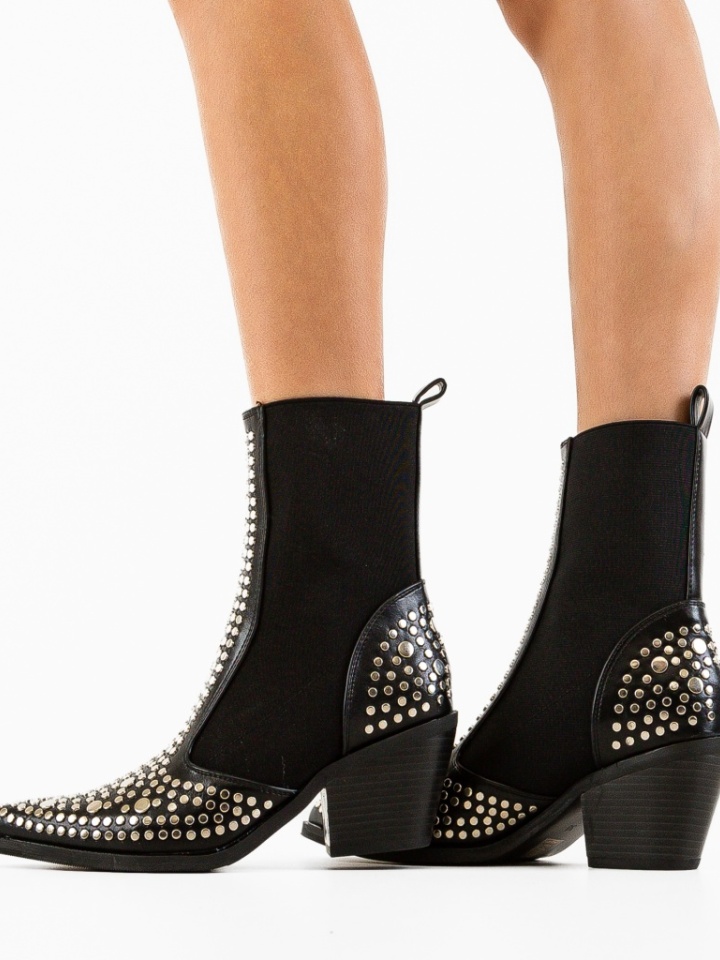 Botine dama Roth Negre