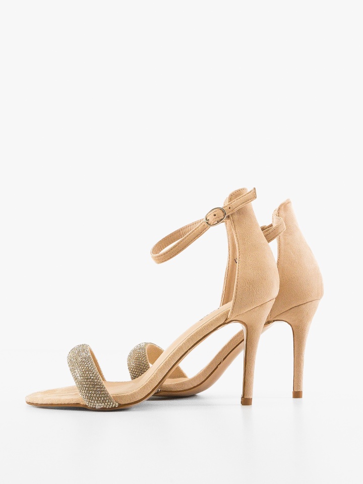 Sandale cu toc Riya Fuchsia