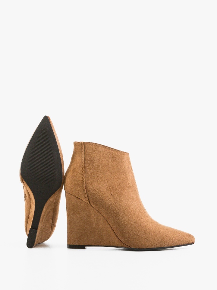 Botine dama Patton Camel