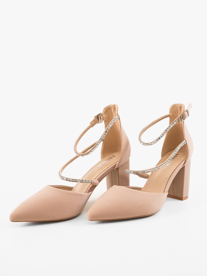 Pantofi cu toc Kudia Albi