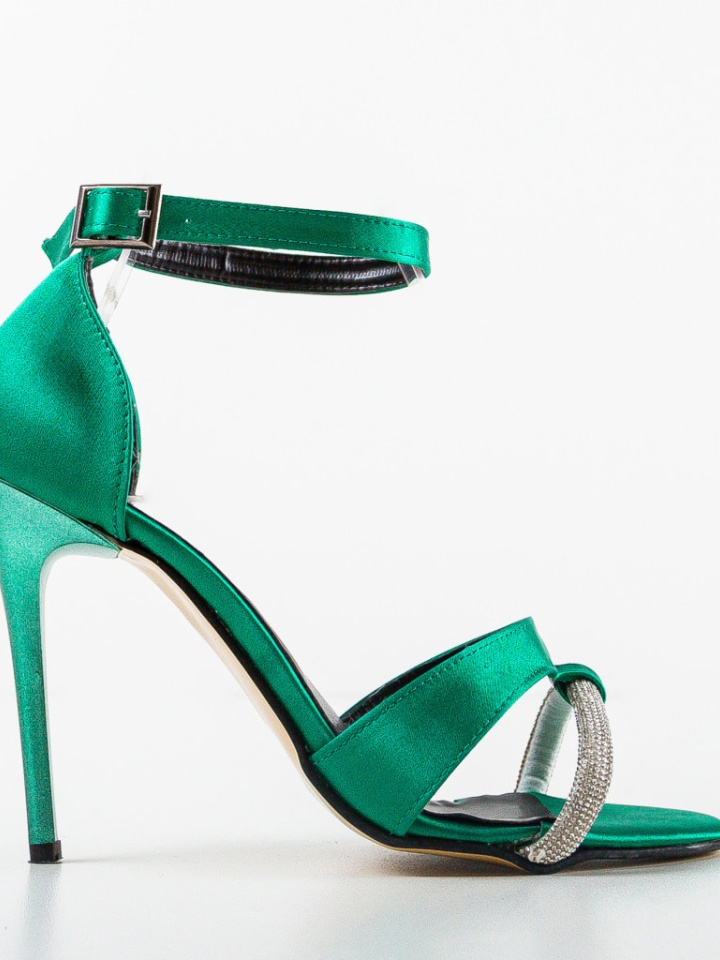 Sandale cu toc Krause Verzi