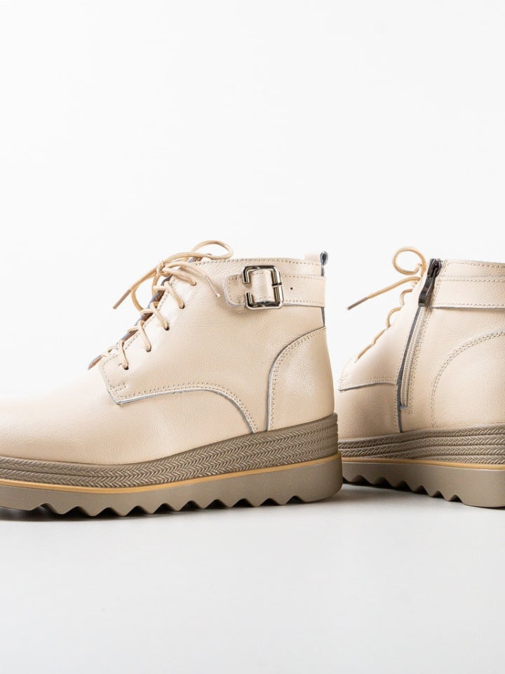 Ghete dama Solders Bej