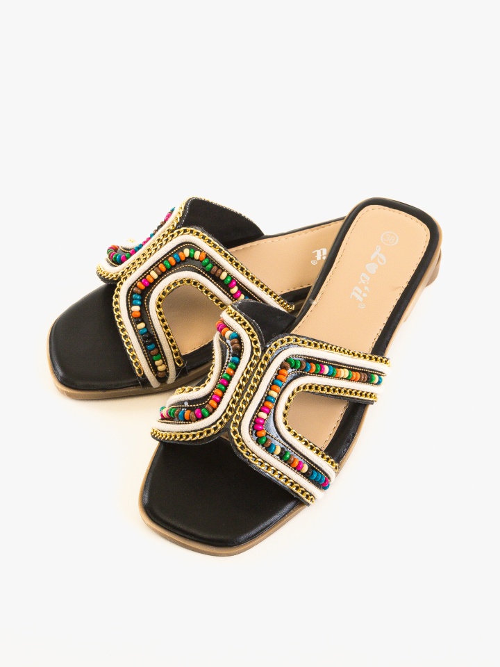 Papuci dama Hanna Khaki