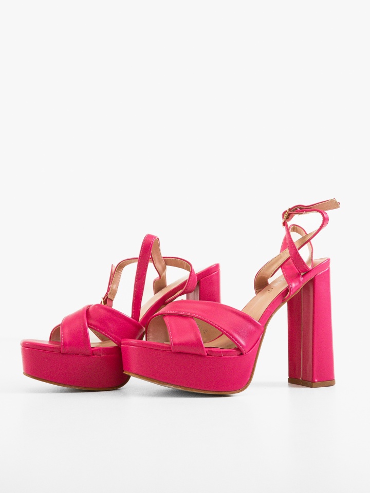 Sandale cu toc Jessica Nude