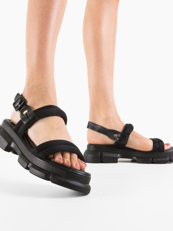 Sandale dama Wicker Negre