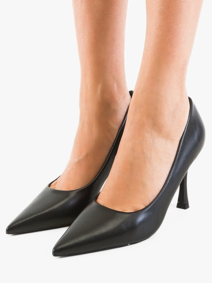 Pantofi stiletto dama Smart Argintii