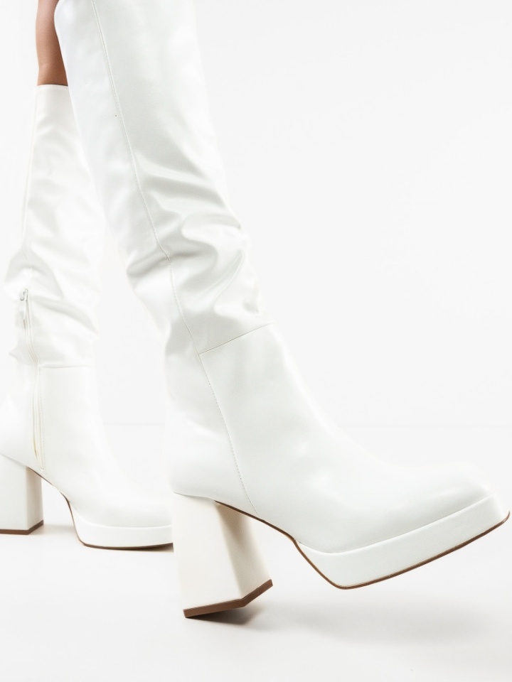 Cizme dama Freya Albe