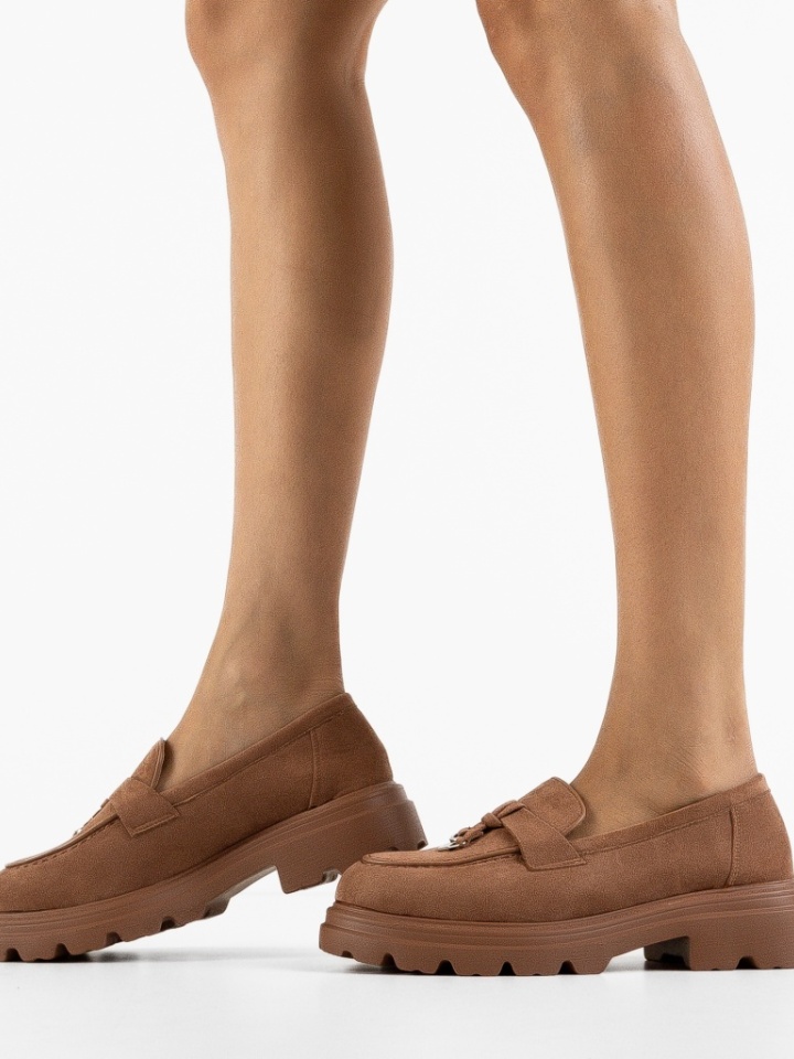 Pantofi Casual dama Valya Camel
