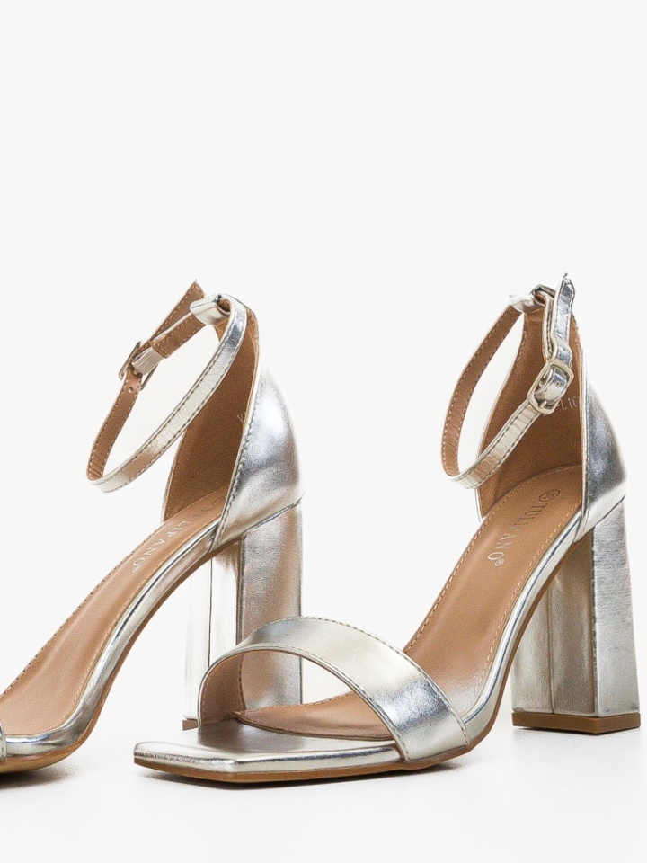 Sandale cu toc Elodie Negre