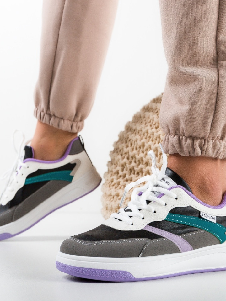 Pantofi Sport Xiong Gri