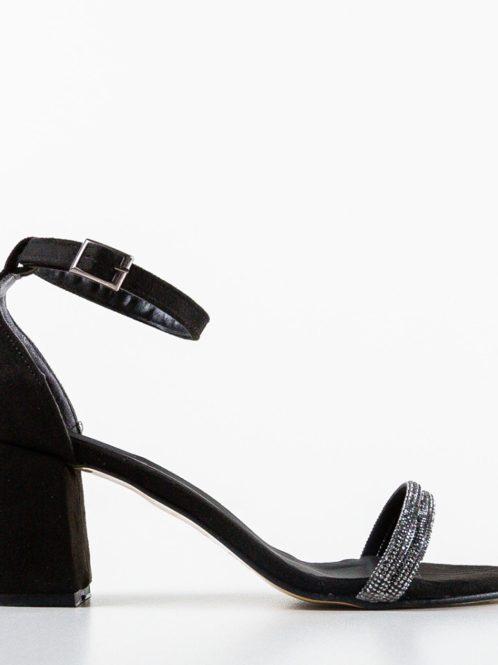 Sandale cu toc Gudy Negre
