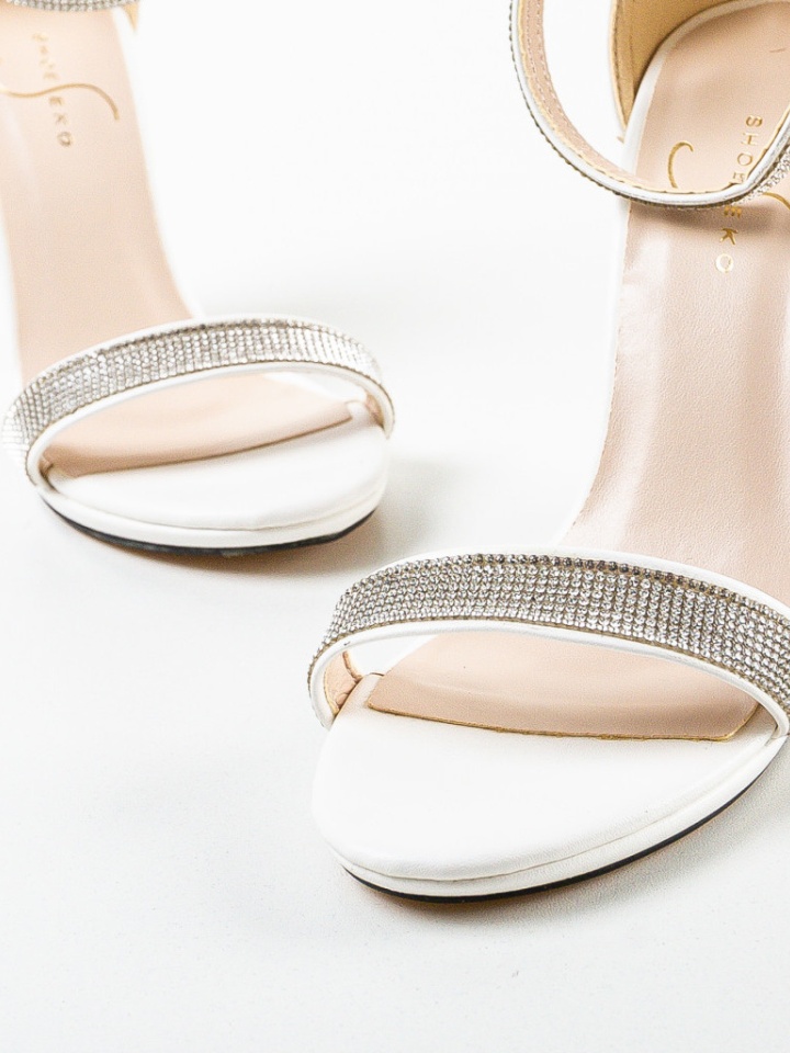 Sandale cu toc Crimson Negre