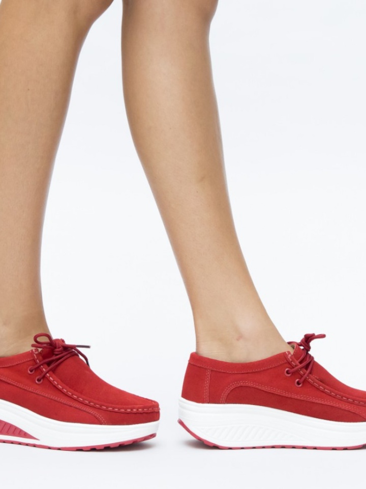 Pantofi Casual Marco Rosii