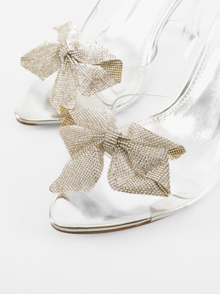 Sandale cu toc Bird Aurii