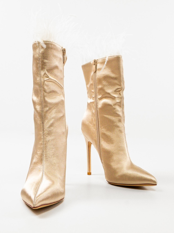 Botine dama Fuery Bej