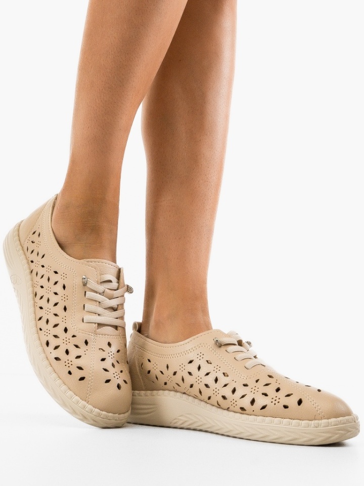 Pantofi Casual dama Guha Bej