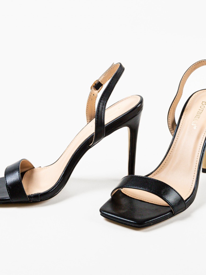 Sandale cu toc Ynyman Albe