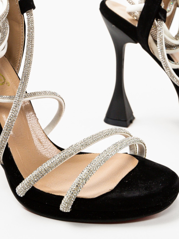 Sandale cu toc Geamelya Negri 2