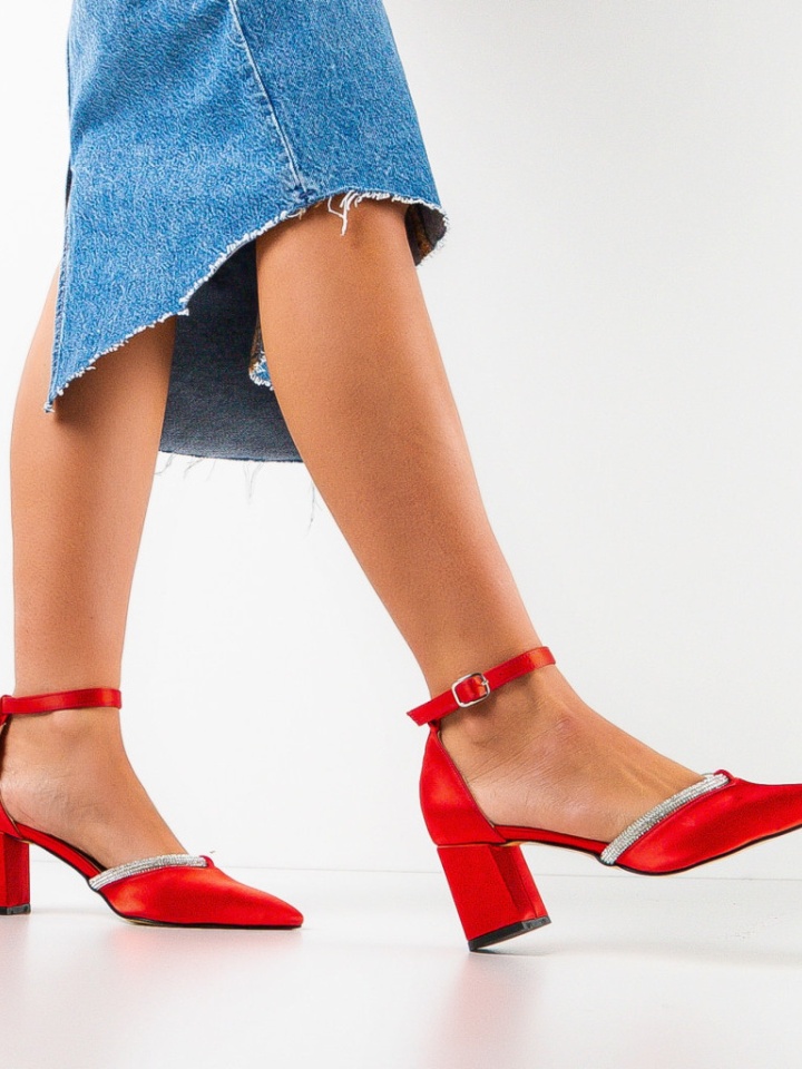 Pantofi dama Flimox Rosii