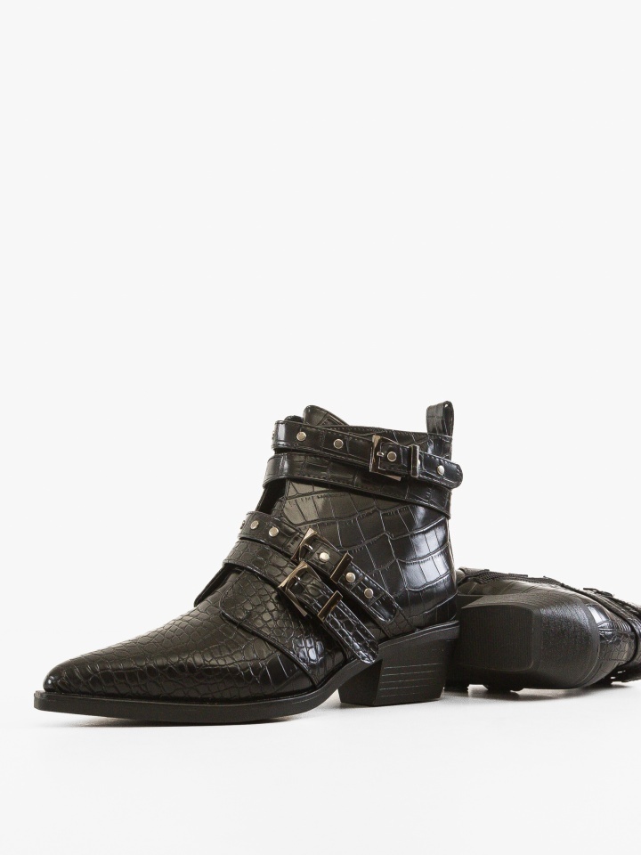 Botine dama Uzoma Negre