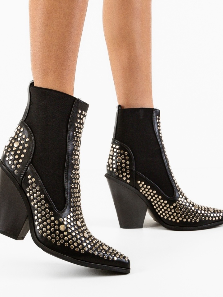 Botine dama Carol Negre