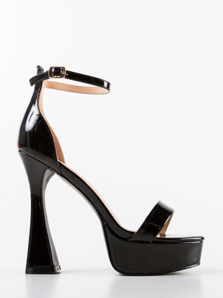 Sandale cu toc Roth Negre
