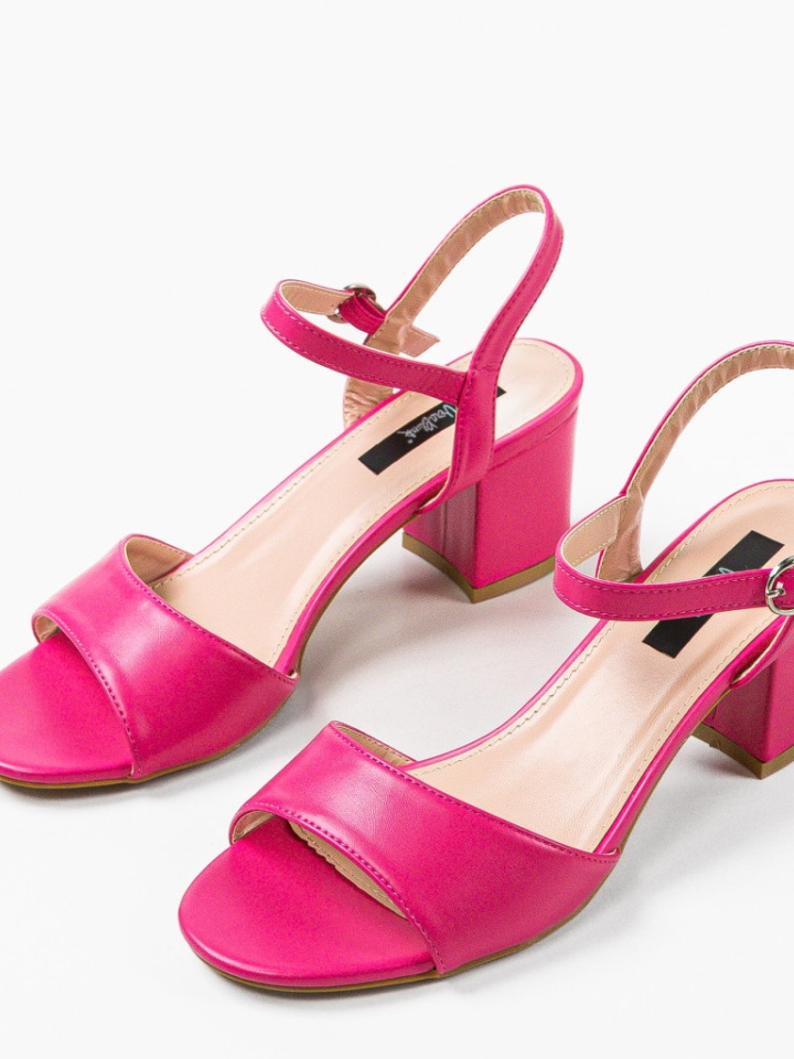 Sandale cu toc Jelisaveta Negre