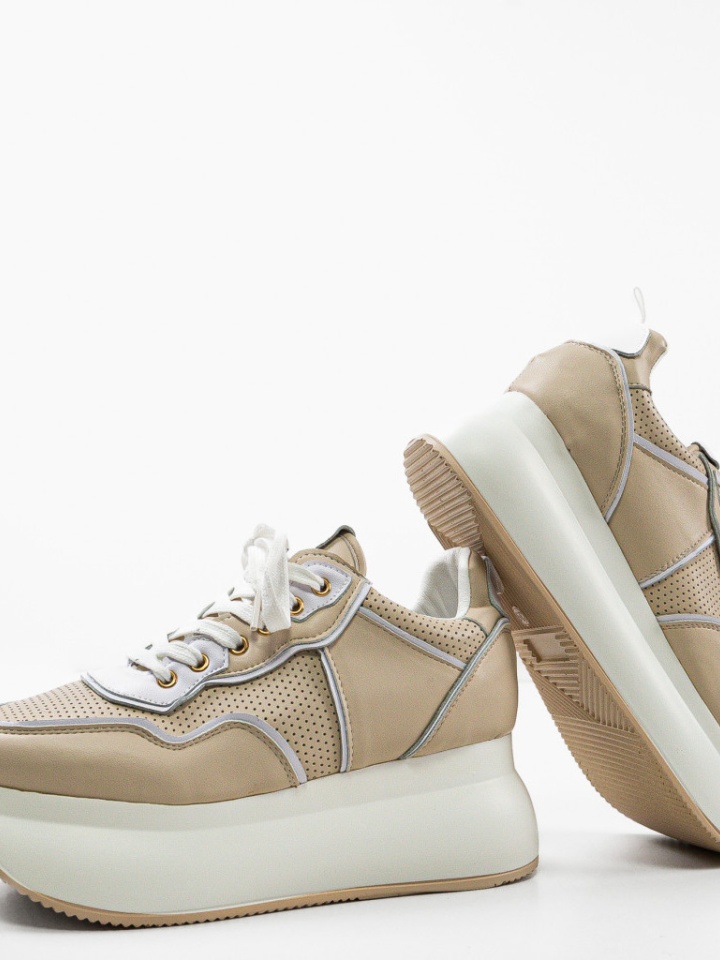 Sneakers dama Emiel Bej