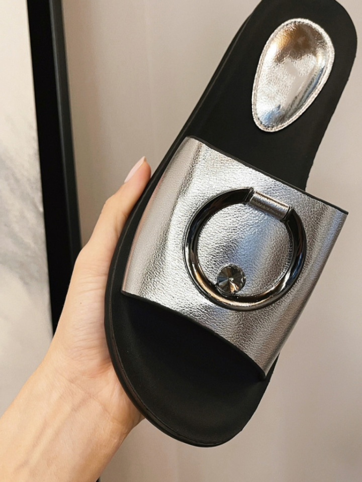 Papuci Havin Argintii