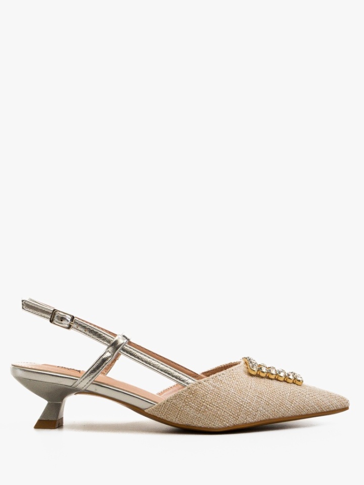 Pantofi dama Merca Argintii