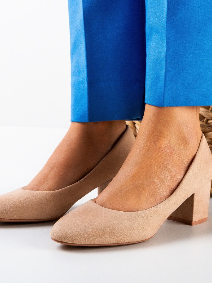 Pantofi dama Emrys Bej 3