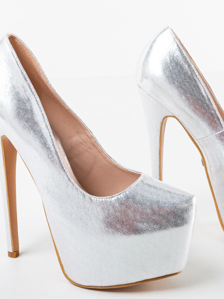 Pantofi dama Sclipia Argintii