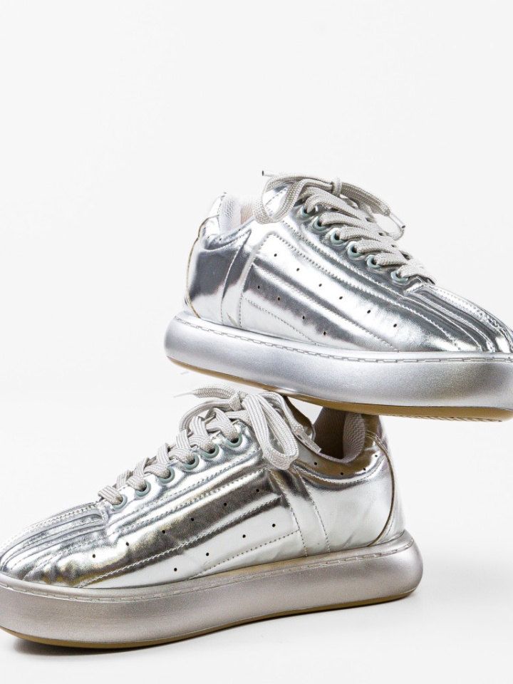 Sneakers dama Golgar Argintii