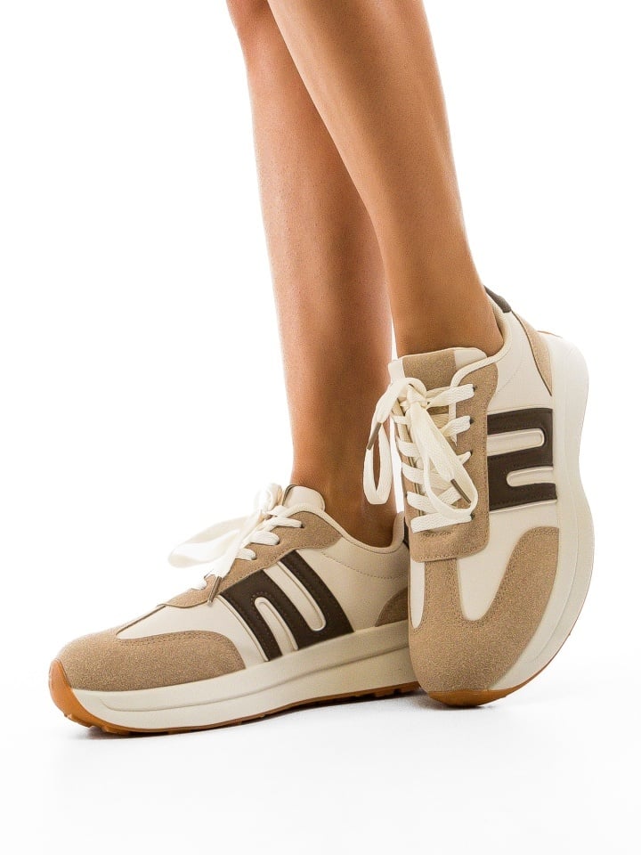 Sneakers dama Bahman Khaki