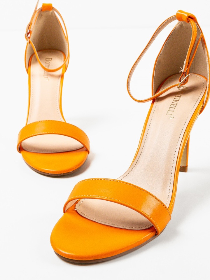 Sandale cu toc Rekoman Negre