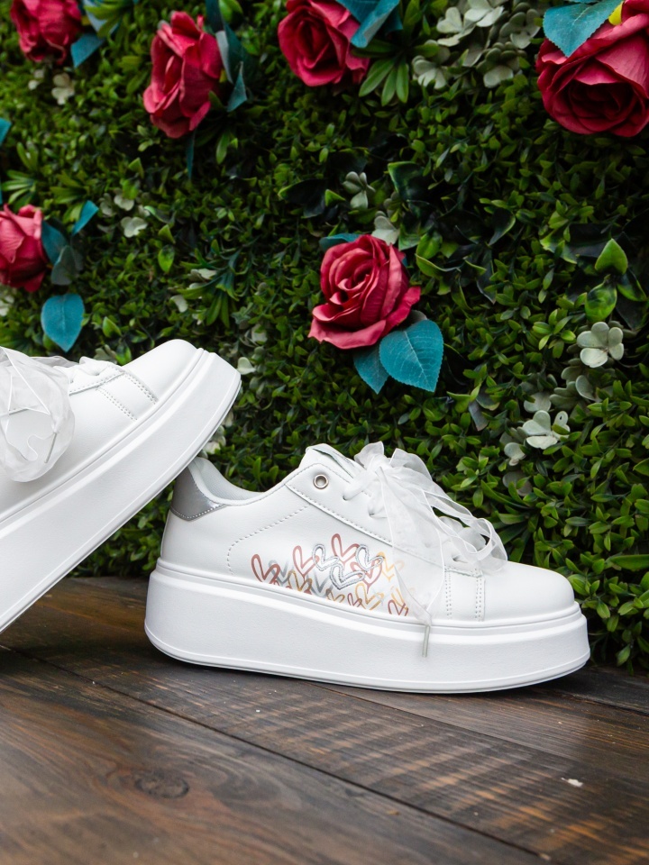 Sneakers dama Ilius Argintii