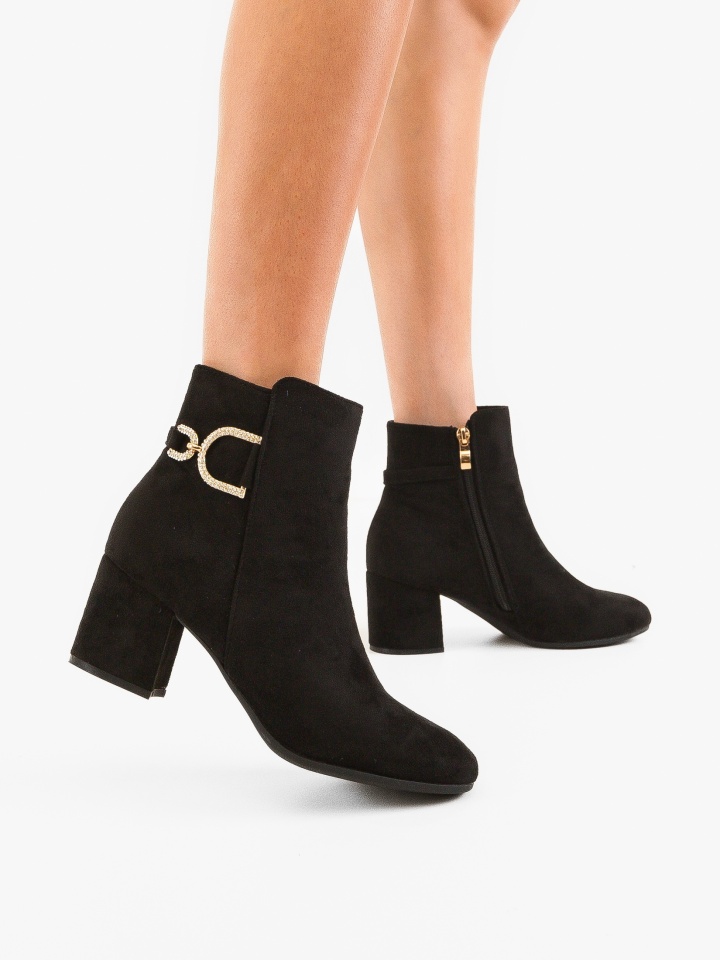 Botine dama Lana Negre