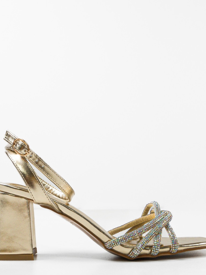 Sandale cu toc Nelson Argintii