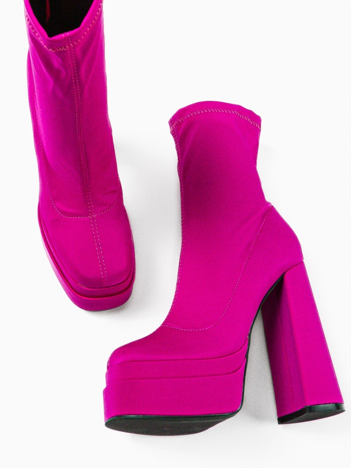 Botine dama Platona Negre