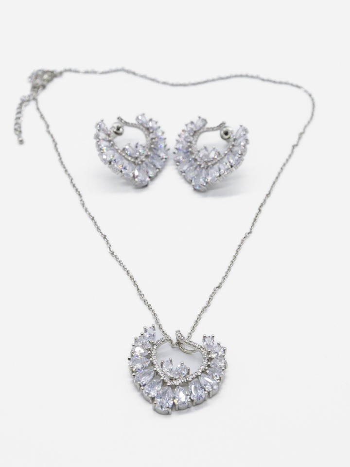 Set bijuterii Edmondo Argintiu