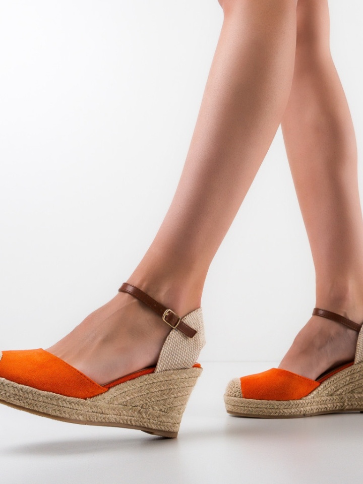 Sandale dama Aaisha Portocalii