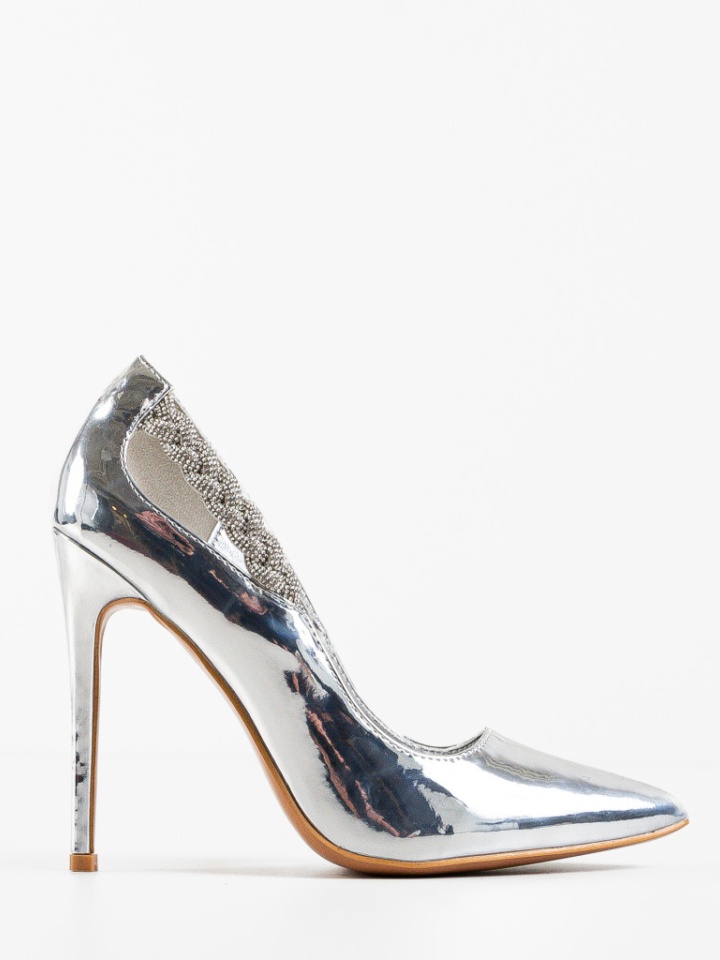 Pantofi dama Peeta Argintii