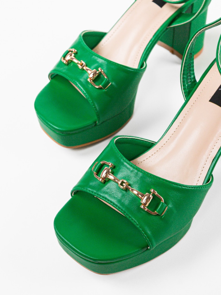 Sandale cu toc Merab Verzi